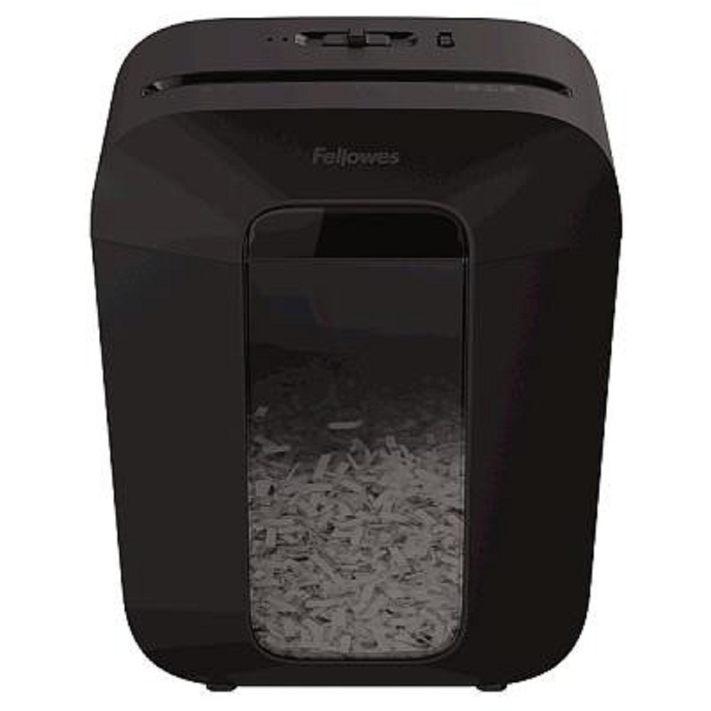 Шредер (уничтожитель бумаг) Fellowes Шредер PowerShred LX50 FS-44060(01), черный (DIN P-4, 4х37мм, 9лст., 17 лтр., уничт.: скрепки,скобы,карты)