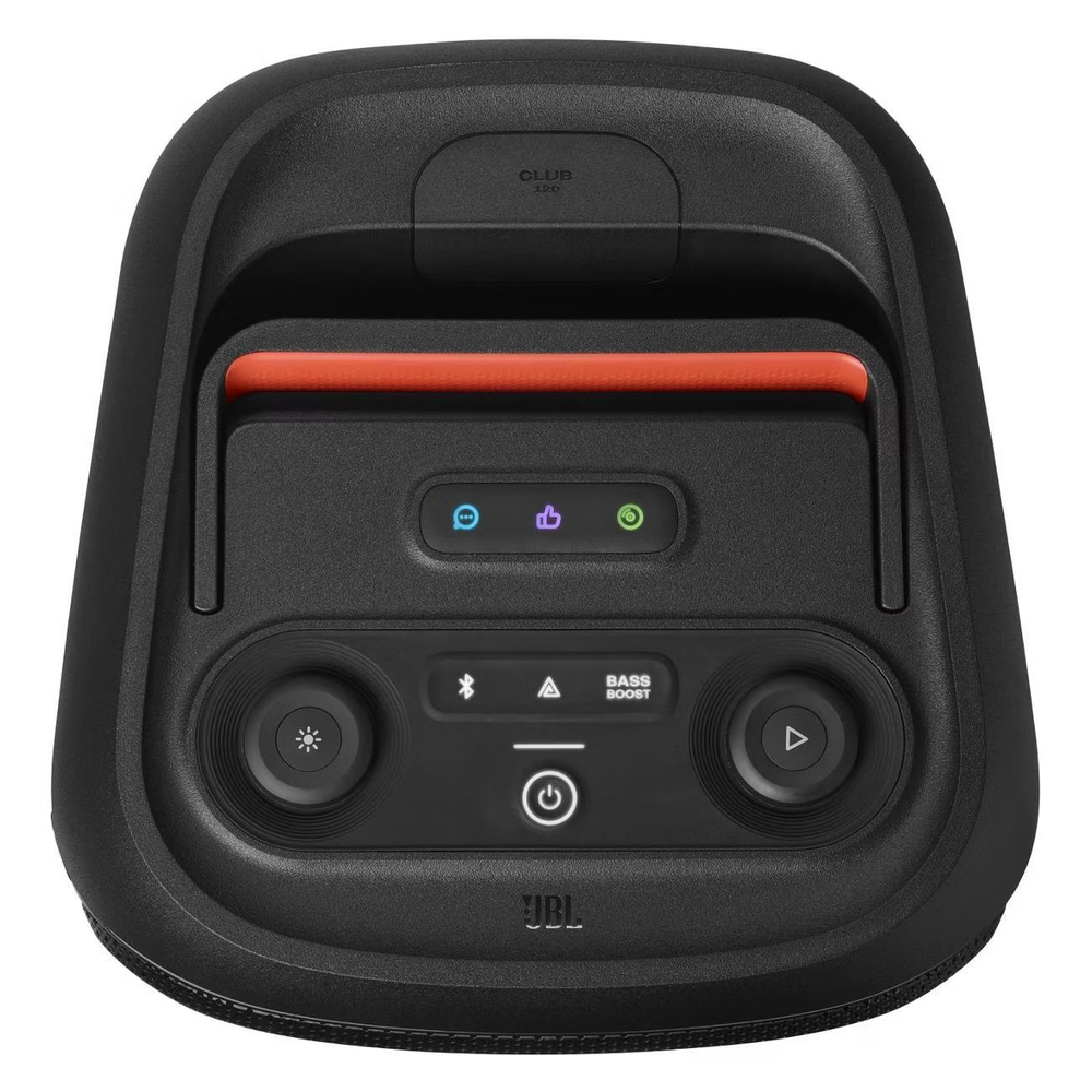 JBL PartyBox Club 120, 160 Вт, моно, Bluetooth 5.4, караоке, подсветка, черный