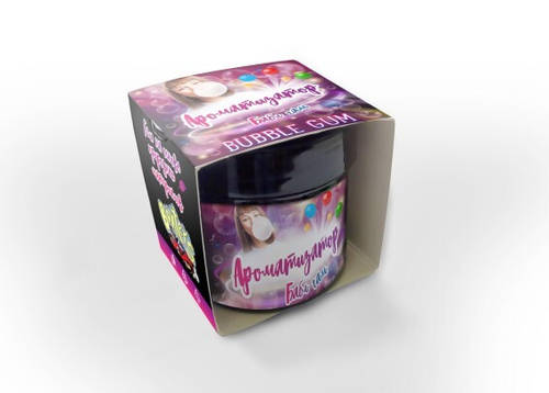 Ароматизатор на панель гель  Boxters  Bubble Gum 100 гр (FOUETTE)