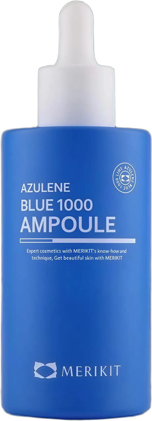 MERIKIT Сыворотка с азуленом для чувствительной кожи- Azulene Blue 1000 Ampoule,100 мл