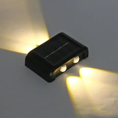 Фонарь садовый «Sunshine» 9*6*5,5 см, 4 LED на солнечной батарее (свечение теплый белый)