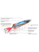 Блесна колебалка приманка для рыбалки ГЛЮК 17,0 г