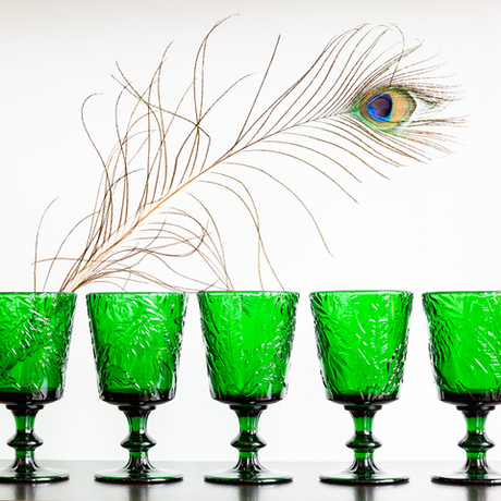 Набор бокалов 6шт 310мл Объект мечты Светский прием Петаль изумруд OM-21091710