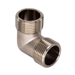 Уголок СТМ CRLM0001, 1", наружная/наружная резьба, латунь