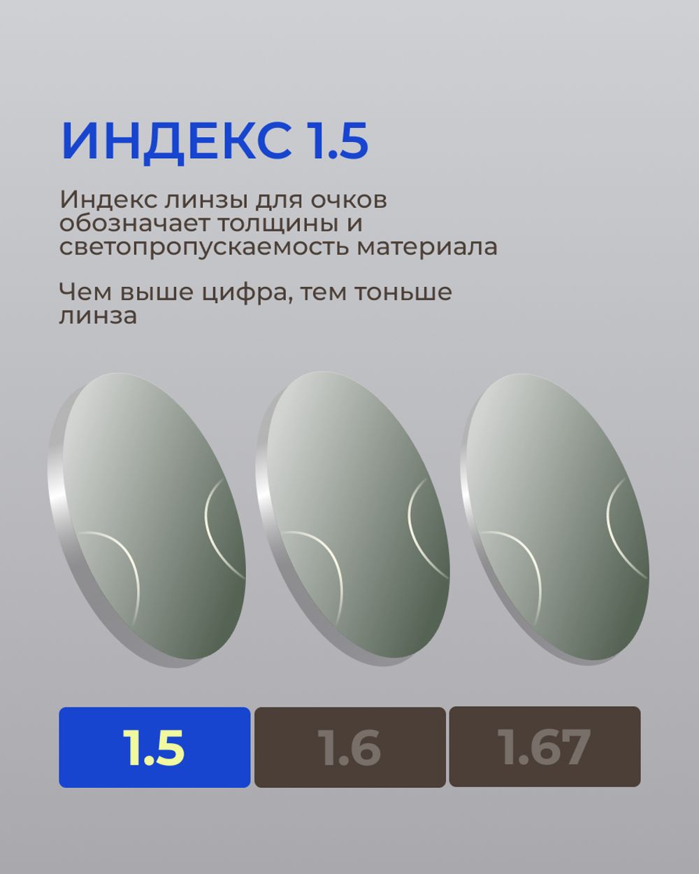 Фотохромная офисная линза Zeiss RX Officelens Plus BG DV Plus Platinum UV 1.5 Pioneer