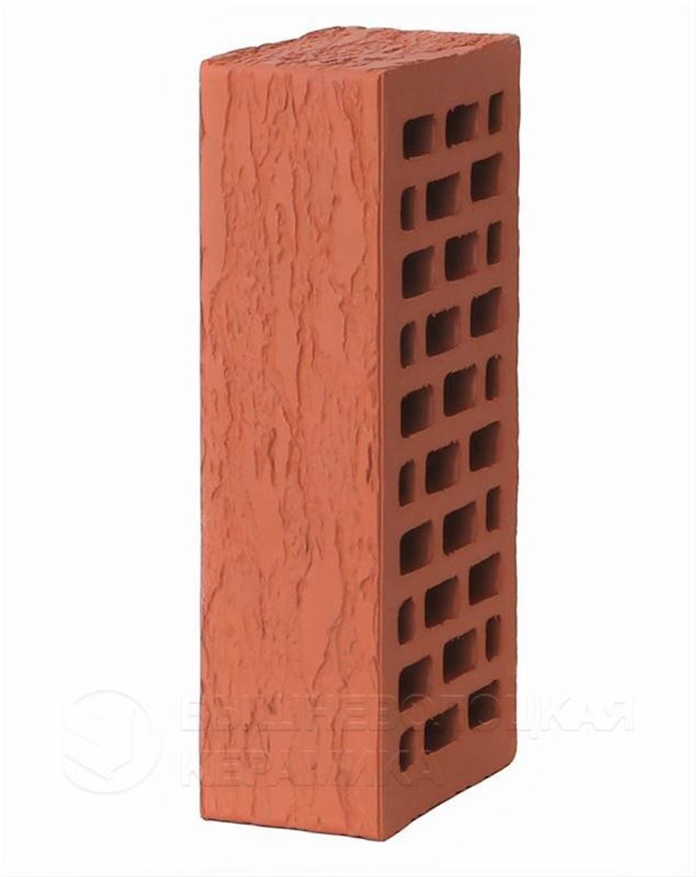 Кирпич керамический облицовочный ВЫШНЕВОЛОЦКАЯ КЕРАМИКА Красный ЛАВА 1НФ, 250х120х65 мм