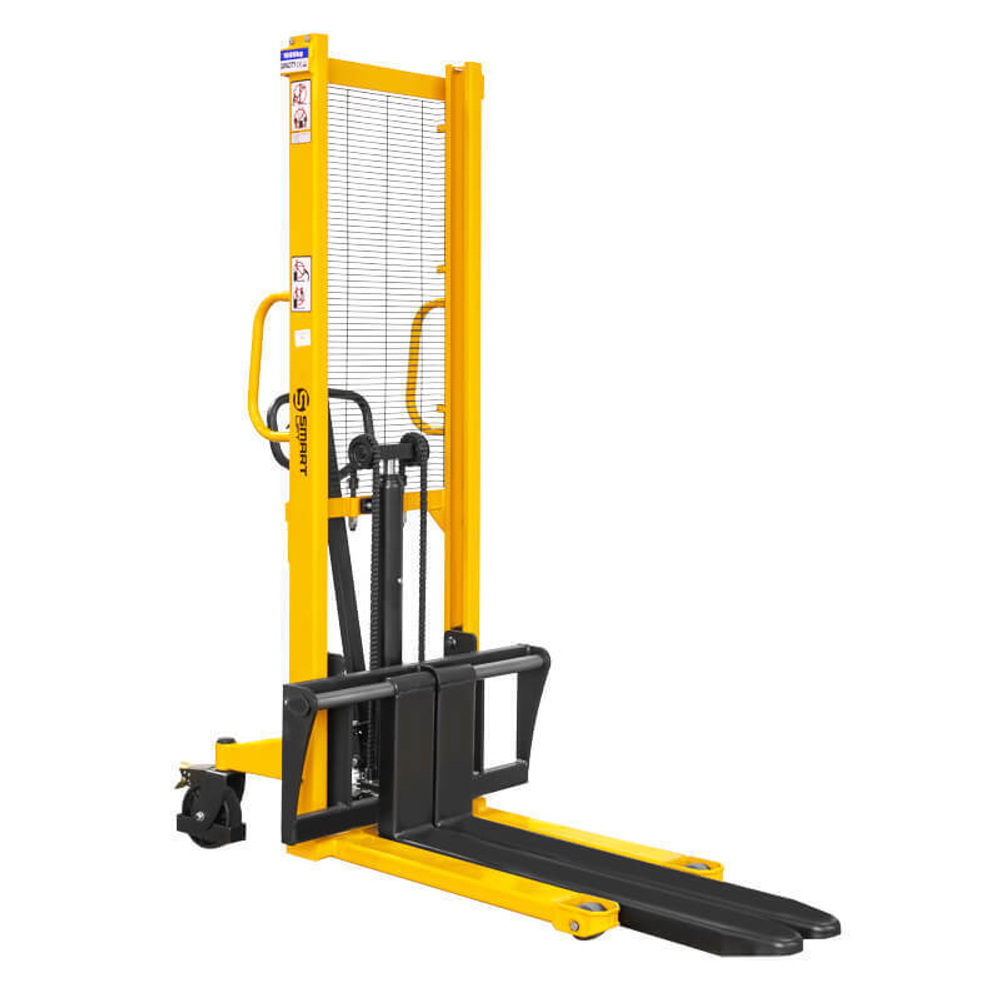 Ручной гидравлический штабелер SDA 1516 (1500 кг; 1,6 м; вилы 300-850 мм) SMARTLIFT (SMART)