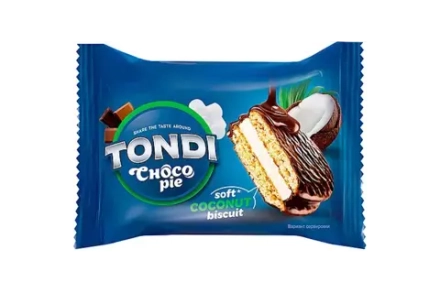«Tondi», choco Pie кокосовый (коробка 2,13 кг)