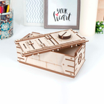 Деревянный конструктор "Копилка-Сейф" (Lemmo)