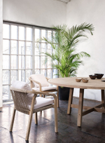 Стол круглый из акации Joygarden РИМИНИ 180 см, коричневый