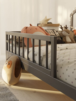 Кровать-домик односпальная 90х200 Локи с настилом из массива сосны для детской комнаты