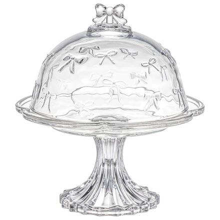 БЛЮДО "VENEZIA" С КРЫШКОЙ НА НОЖКЕ 20*22 СМ