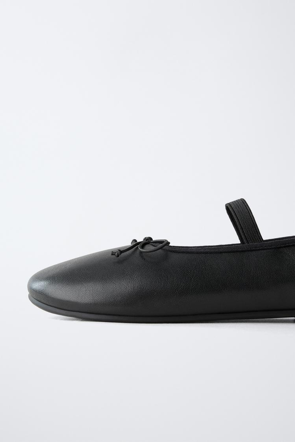 ZARA КЛАССИЧЕСКИЕ БАЛЕТКИ, ЧЕРНЫЙ