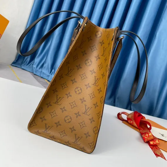 Сумка Louis Vuitton Onthego коричневый/бежевый