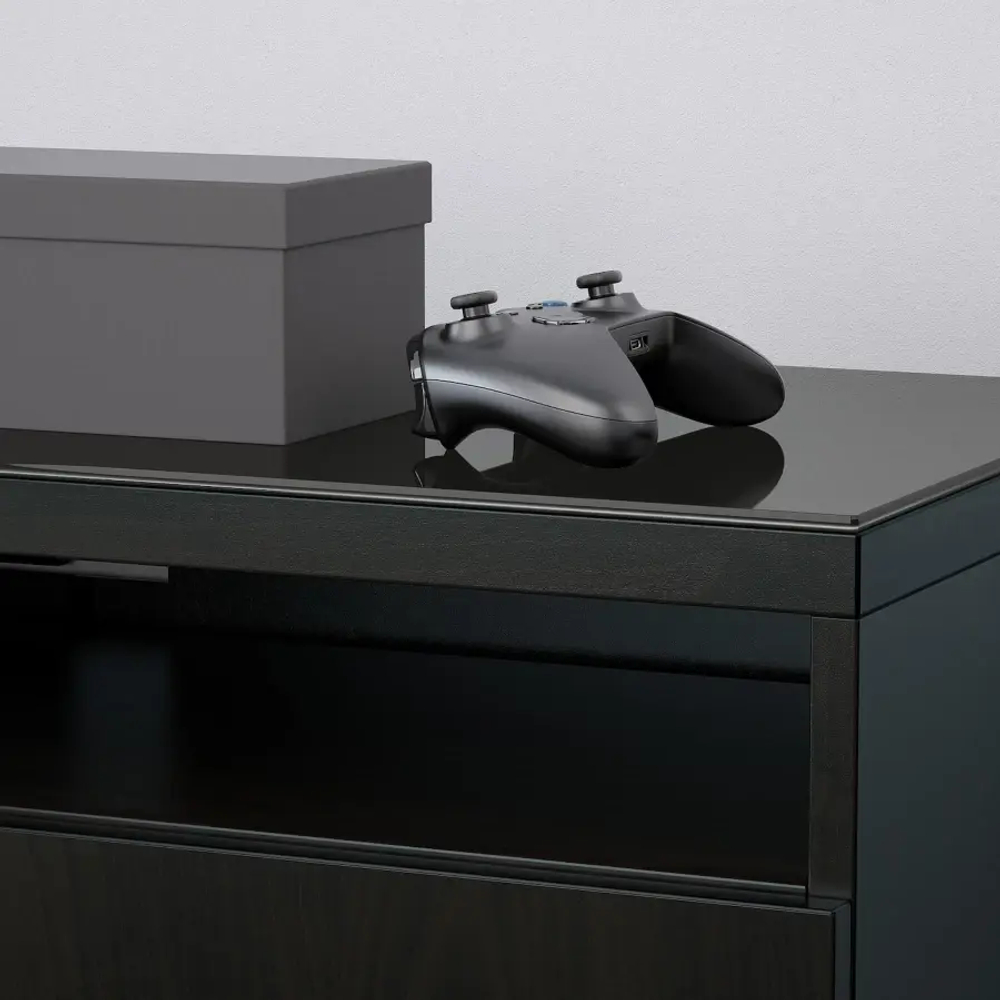 Верхняя панель - IKEA BESTÅ/BESTA, 120x40 см, черный, Беста/Бесто ИКЕА