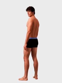 Мужские трусы боксеры-транки Calvin Klein Cotton Classics 5-Pack Black / Glacier