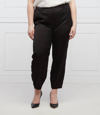 сатиновые брюки rende plus size Persona by Marina Rinaldi - черный(1131142)