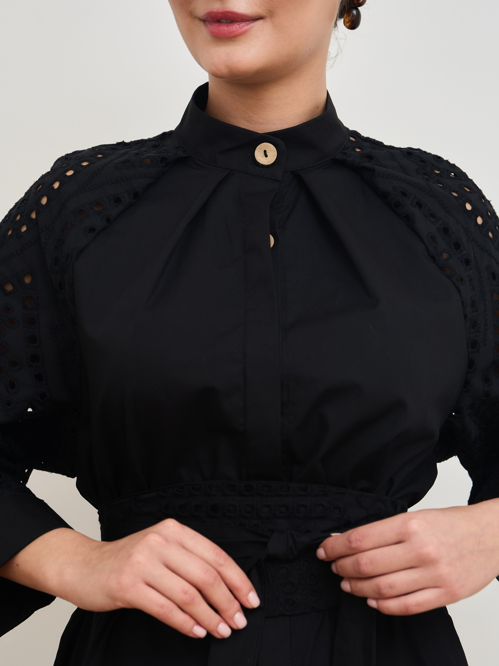 Платье кимоно ажурное