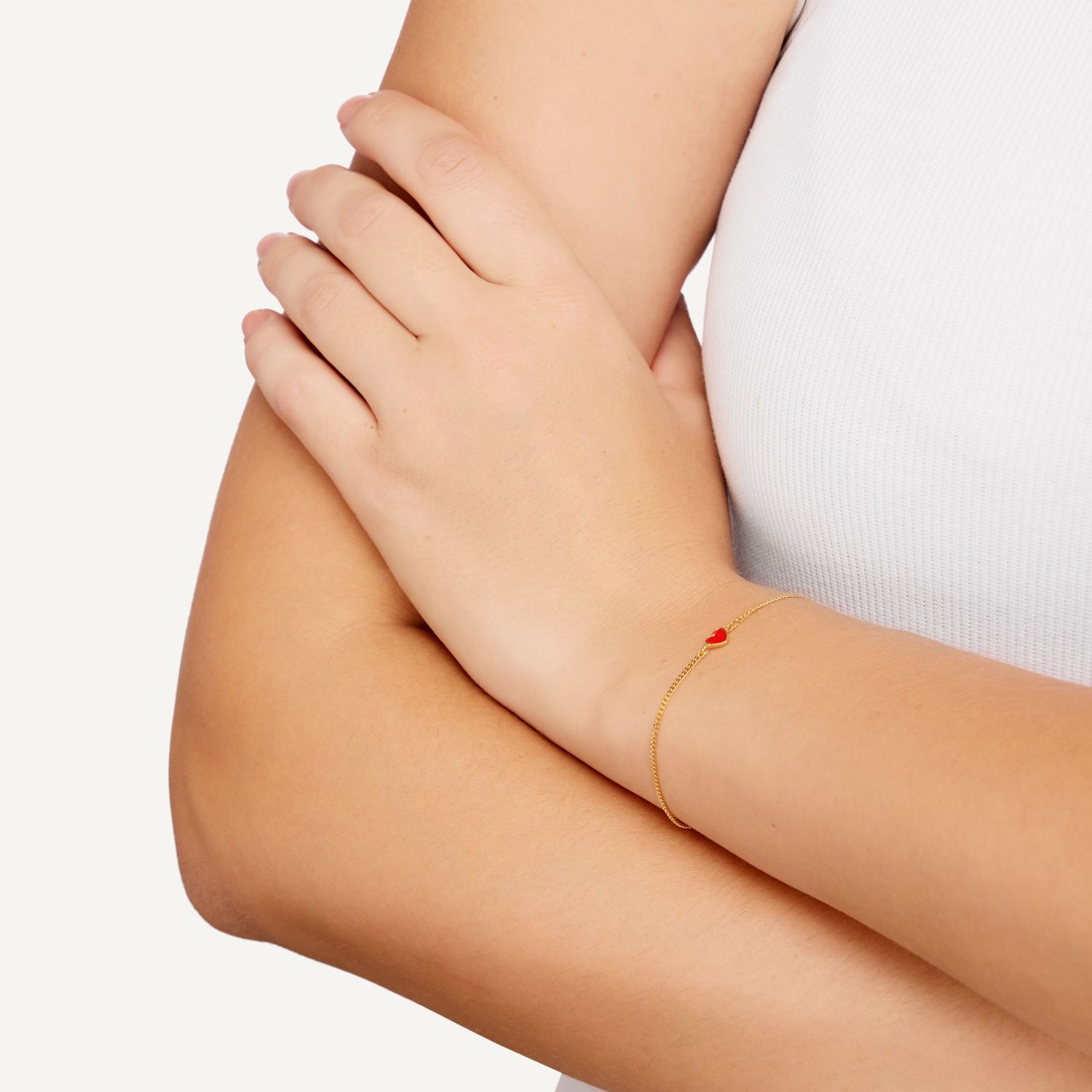 Браслет Jaunty Heart Bracelet – Gold