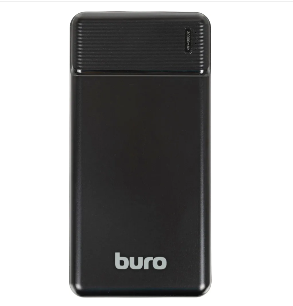 Мобильный аккумулятор Buro BP30E 30000mAh 2.1A 2xUSB черный (BP30E10PBK)
