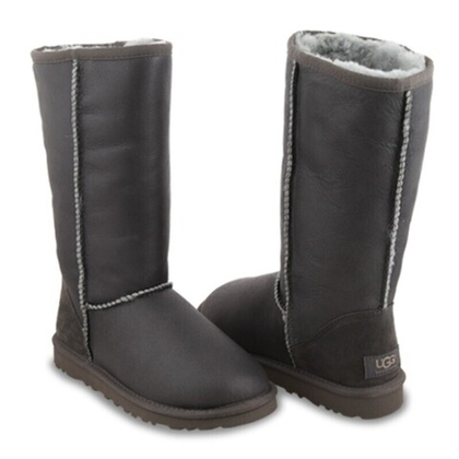 Угги Classic Tall Metallic Grey