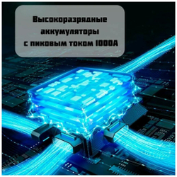 Автомобильный Компрессор/Стартер/PowerBank, BASEUS Super Energy 2-in-1 Car Jump Starter (1000A), 8000 mAh, Черный+Серый