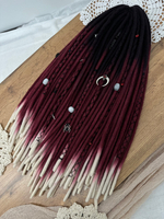 Войлочные дреды с тупым кончиком