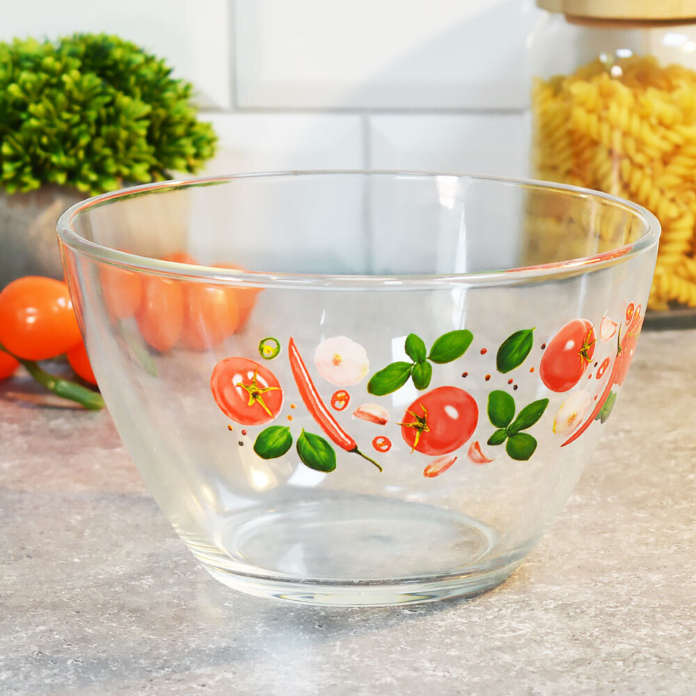 Салатник "Гладкий" (Овощной микс) 19см