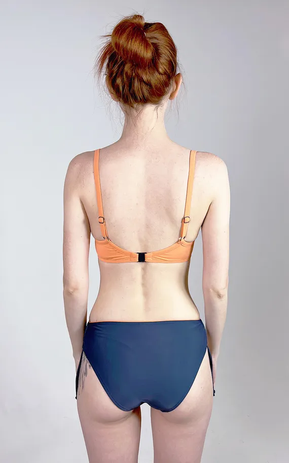 Купальник Laura new Graphite-Salmon