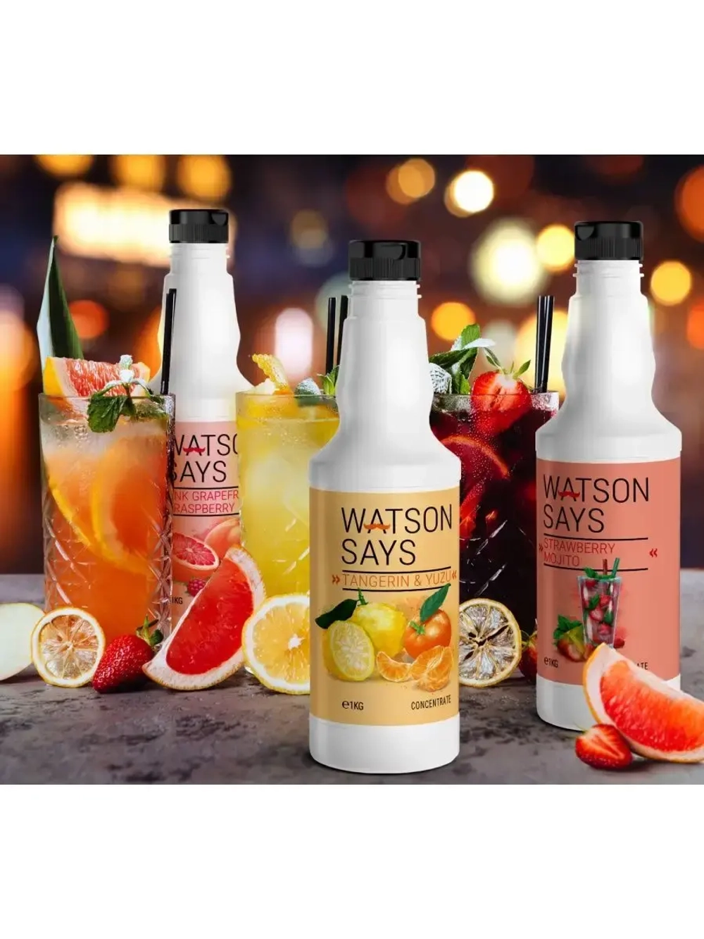 Основа для лимонадов и коктейлей WATSON SAYS Киви - Фейхоа 1кг
