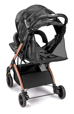 Прогулочная коляска Cam Compass 2.0 194 чёрный жаккард