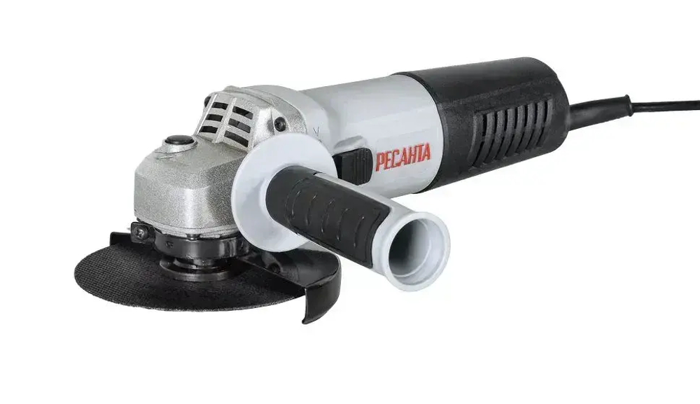 Болгарка Ресанта УШМ-125/1100 (1100 Вт, 11000 об/мин, d диска 125 мм, защитный кожух) / УШМ / Шлифмашина