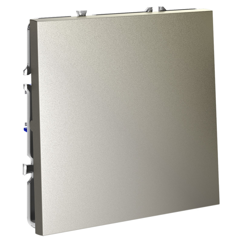 Проходной переключатель встраиваемый VOLTUM S70 одноклавишный 10А, (шелк)