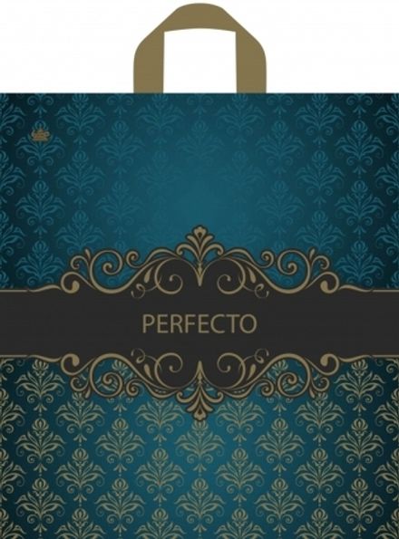 Пакеты с петлевой ручкой "Перфекто Версаль" 42х46+4см, 95мкм (25/300шт)