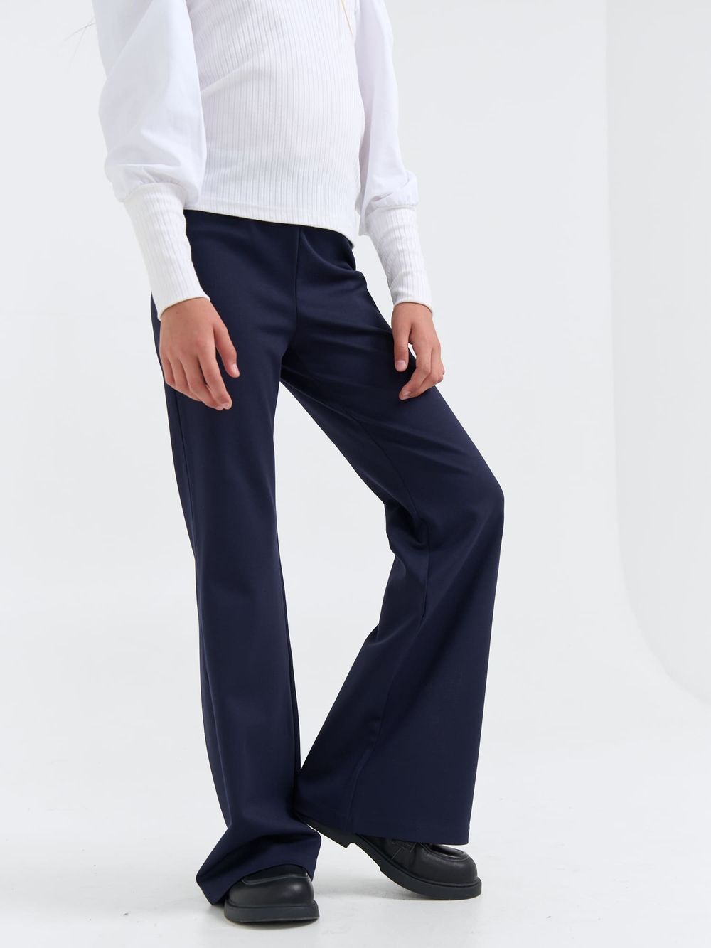 Туфли школьные для девочки "Черные" 7+