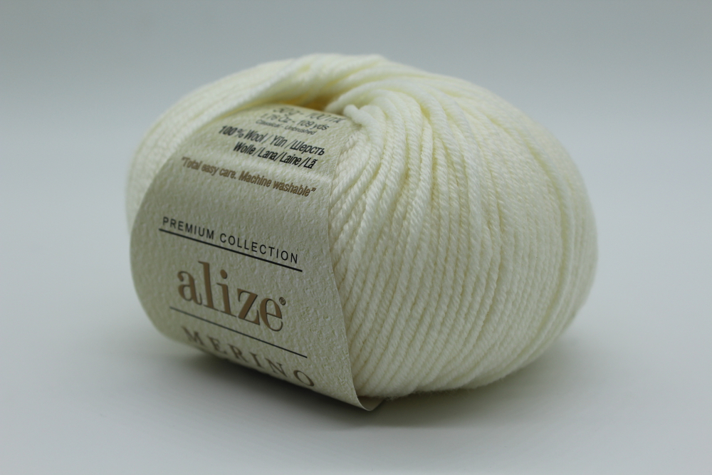 Пряжа "Merino Royal" 62 Молочный