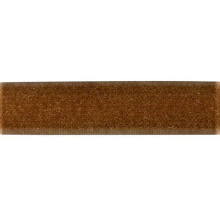 Лента контактная "липучка" 50мм коричн. (303) ЖЕСТКАЯ VT (25)