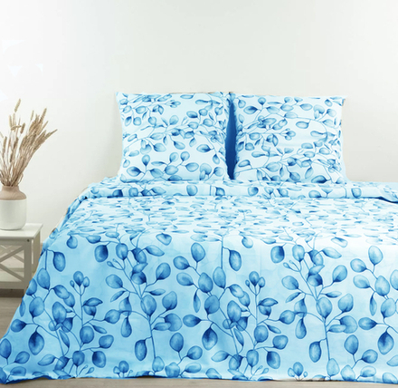 КПБ Евро с простыней на рез. 160х200 БЯЗЬ "ББ13"