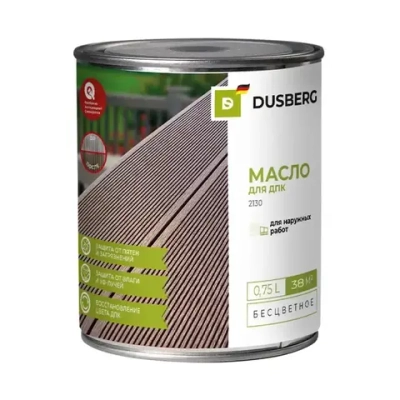 Масло для террас и настилов из ДПК Dusberg 2130 (0,75л)