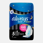 Прокладки Always Maxi Ночные экстра защита 7шт