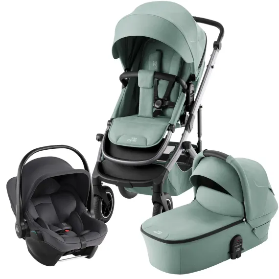 Коляска Britax Roemer Smile 5Z Classic Jade Green + Baby-Safe Core Space Black