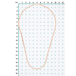 Цепь из красного золота (плетение двойной ромб) Артикул: 21-0303-045-1110-17
