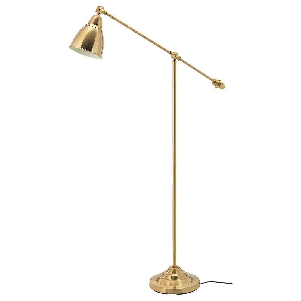 IKEA BAROMETER  (ИКЕА БАРОМЕТЕР)  -  Напольная лампа для чтения, цвет латунь