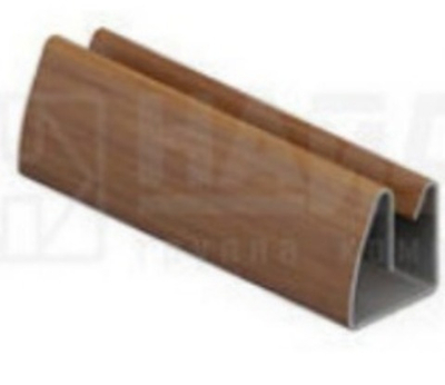 Профиль горизонтальный под ДСП 10*535 мм, Вишня