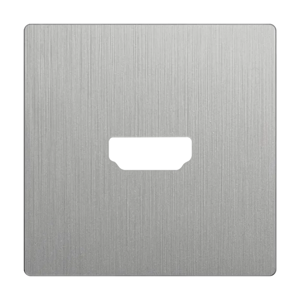 Накладка для розетки HDMI (серебряный рифленый) WL09-HDMI-CP