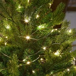 ULD-S10000-1000-DTA-RC WARM WHITE IP44 DEW Гирлянда светодиодная Роса. 100м. 1000 светодиодов. Теплый белый свет. Пульт ДУ в-к. Провод прозрачный. ТМ Uniel