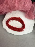 Шнур для плетения браслетов 0,6 мм, Кирпичный (5 м)