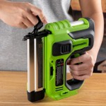 Нейлер аккумуляторный GREENWORKS GD24BN 24V, АКБ 2Ач и ЗУ 3400707CUA