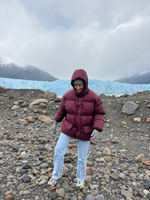 Пуховик Энни свекольный