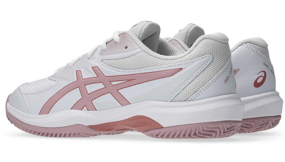 Детские теннисные кроссовки Asics Gel-Game GS Clay/OC - white/morganite
